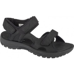 Merrell Sandspur 2 Δερμάτινα Ανδρικά Πέδιλα Μαύρα J002715