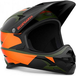 Bluegrass Intox Κράνος Ποδηλάτου Βουνού / Downhill Full Face Green Orange Matt