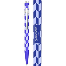 Caran d'Ache 849 Mosaic Blue Στυλό Διαρκείας Μαύρο