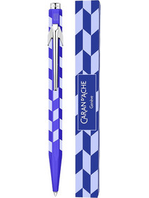 Caran d'Ache 849 Mosaic Blue Στυλό Διαρκείας Μαύρο
