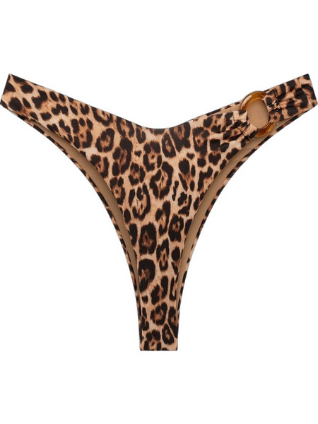 Minerva Bikini Brazil Animal Print Καφέ 90-92741-353