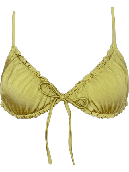 Rock Club Bikini Top Τριγωνάκι Χακί BP-2461-336