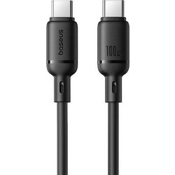 Baseus SILKY Series USB-C to USB-C 100W 1m Black BAS-P10377704113-00