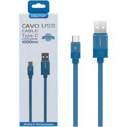 Newtop CU17 USB-A to USB-C 1m Blue