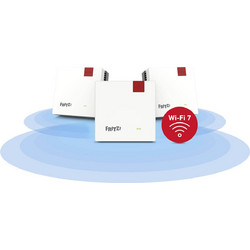 AVM FRITZ!Repeater 1700 Mesh Wi-Fi Extender Dual Band (2.4 & 5GHz) 1000Mbps 3-Pack
