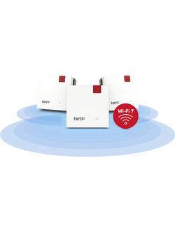 AVM FRITZ!Repeater 1700 Mesh Wi-Fi Extender Dual Band (2.4 & 5GHz) 1000Mbps 3-Pack