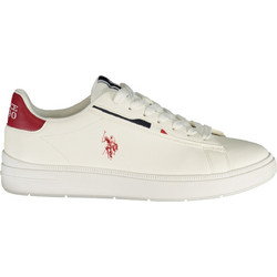 U.S. Polo Assn. Ανδρικά Sneakers Λευκά ARIS001M6YM1-RED