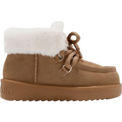 D.Franklin Γυναικεία Μποτάκια Suede Ταμπά με Γούνα DFSH375006