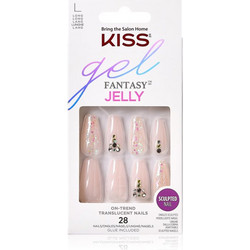 KiSS Jelly Juice Square Tips Νυχιών με Σχέδια 28τμχ