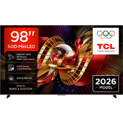 TCL SQD-Mini LED 98C8L Smart Τηλεόραση 98" 4K UHD Mini LED HDR (2026)