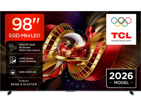 TCL SQD-Mini LED 98C8L Smart Τηλεόραση 98" 4K UHD Mini LED HDR (2026)