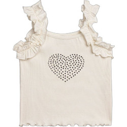 Funky Παιδικό Crop Top Αμάνικο Μπεζ 126-505153-1