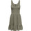 Only Mini Καλοκαιρινό Καθημερινό Φόρεμα Χακί 15371944