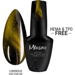 Mixcoco Luminous 03 Cat Eye Ημιμόνιμο Βερνίκι Νυχιών 15ml
