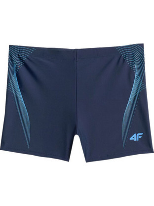 4F Αθλητικό Ανδρικό Μαγιό Boxer με Σχέδια Navy Μπλε 4FWSS26USWTM073-31S