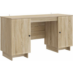 vidaXL Γραφείο Υπολογιστή Ξύλινο 142.5x50x75cm 3414569