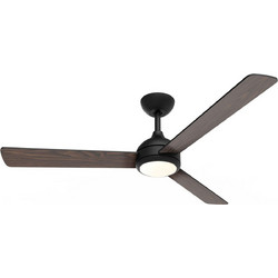 Philips Velyx 929004751501 Ανεμιστήρας Οροφής 132cm με Φως & Τηλεχειριστήριο Μαύρος