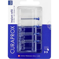 Curaprox CPS 505 Ανταλλακτικά Μεσοδόντια Βουρτσάκια Μπλε 4τμχ