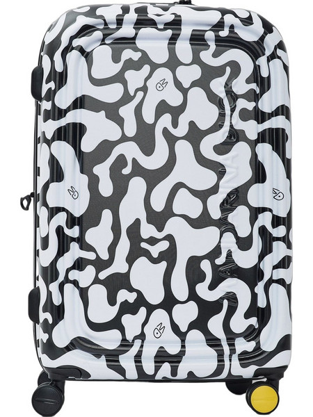Mandarina Duck Moire P10UJV32-A92 Βαλίτσα Μεσαία με 4 Ρόδες Λευκή
