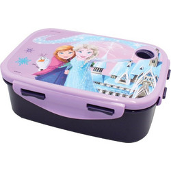 Gim Frozen II Πλαστικό Παιδικό Δοχείο Φαγητού Λιλά