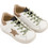 Babywalker Βαπτιστικά Sneakers για Αγόρι Δερμάτινα Ανατομικά Λευκά Καφέ EXC5315