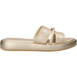 Mexx Lotus II Δερμάτινα Γυναικεία Σανδάλια Χρυσά MI001601961W-8500