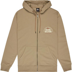 Quiksilver Ανδρική Ζακέτα Φούτερ με Κουκούλα και Φερμουάρ Μπεζ EQYFT05202-TKS0