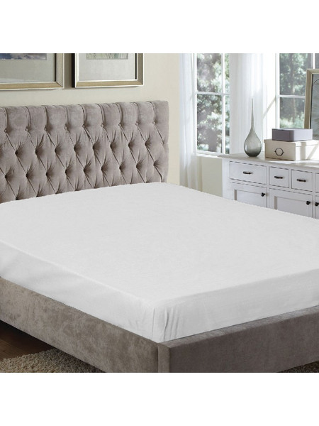 Isadore Lorraine Σεντόνι King Size με Λάστιχο 180x200+30 Λευκό 02.00507