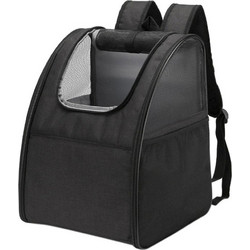 Σακίδιο Πλάτης Μεταφοράς Σκύλου Μαύρο 34x28x42cm