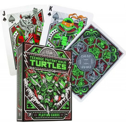 theory11 Teenage Mutant Ninja Turtles Premium Τράπουλα Πράσινη