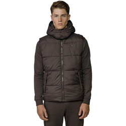 Devergo Αμάνικο Ανδρικό Μπουφάν Puffer Καφέ 1D25FW7002SL1600-6