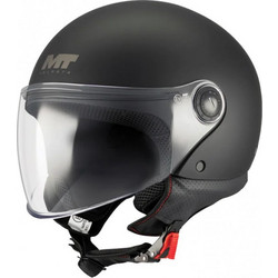 MT Street S Pure A1 Matt Black Κράνος Μηχανής Jet 950gr