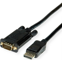 Value Καλώδιο DisplayPort to VGA Male 3m Black 11.99.5803-10