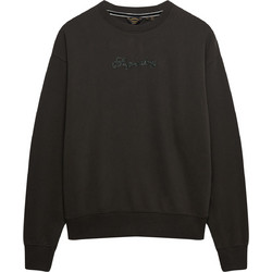Superdry Γυναικείο Αθλητικό Φούτερ Μαύρο W2012635A-WMF