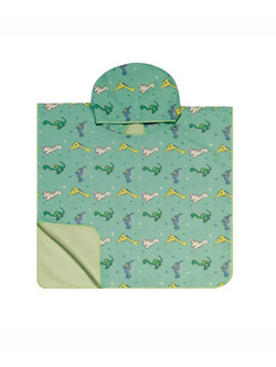 Kentia Float 2612 Παιδικό Πόντσο Θαλάσσης Microfiber Πράσινο 60x60cm