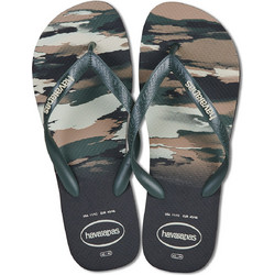 Havaianas Top Camu Ανδρικές Σαγιονάρες Αντιολισθητικές Χακί 4141398-9052