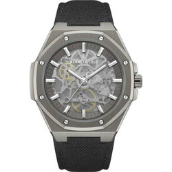Kenneth Cole Benson Ανδρικό Ρολόι Αυτόματο με Μαύρο Υφασμάτινο Λουράκι KCWGZ0099006