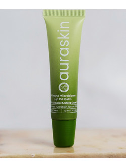 Auraskin Matcha Microbiome Lip Balm Tube 10ml