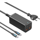 Vention FBSBG Βάση Φόρτισης με Καλώδιο USB-C με 2 Θύρες USB-A & 2 Θύρες USB-C 100W Quick Charge 3.0 & Power Delivery