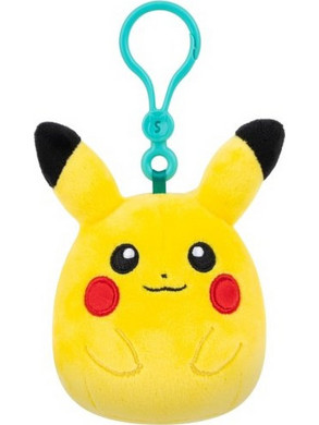 Jazwares Squishmallows W1 Pokemon Pikachu με Κλιπ