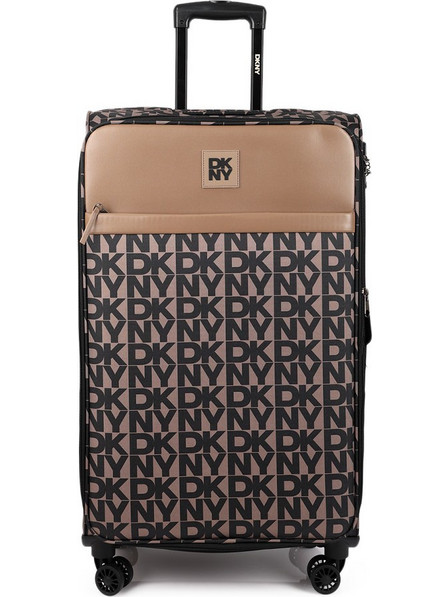 DKNY New Era D4610-DT818NE5 Βαλίτσα Μεγάλη 80x48x30cm με 4 Ρόδες Καφέ