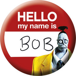 Pyramid Beetlejuice Hello My Name is Bob Pin