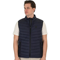 Double Αμάνικο Ανδρικό Μπουφάν Χειμωνιάτικο Puffer Navy Μπλε 261SMJK-2082