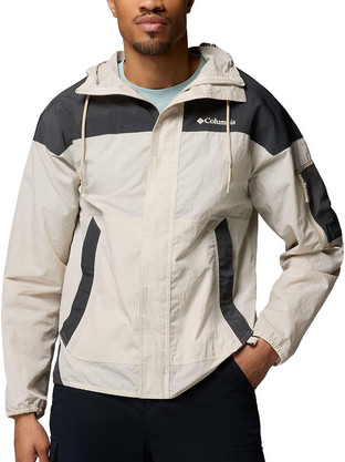 Columbia Challenger II Windbreaker Αθλητικό Ανδρικό Μπουφάν Χειμωνιάτικο Softshell Αντιανεμικό Μπεζ 2071553-279