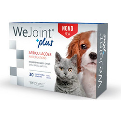 Wepharm WeJoint Plus Small Breed Συμπλήρωμα Διατροφής Σκύλου & Γάτας για Αρθρώσεις 30 Δισκία