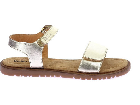 Kickers Παιδικά Πέδιλα για Κορίτσι Ανατομικά Χρυσά 1216241-30-0-15