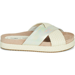 Toms Δερμάτινα Γυναικεία Σανδάλια Λευκά 10016561