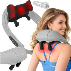 Isomedix 48832937 Πλατφόρμα Μασάζ Shiatsu Αυχένα & Πλάτης με Θερμότητα