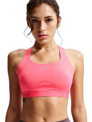 Nike Swift Αθλητικό Μπουστάκι με Μέτρια Στήριξη Κοραλί HM5220-897
