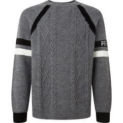 Pepe Jeans Ανδρική Πλεκτή Μπλούζα Ανθρακί PM702265-933